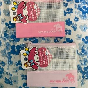 Daiso Sanrio My Melody clear pouches